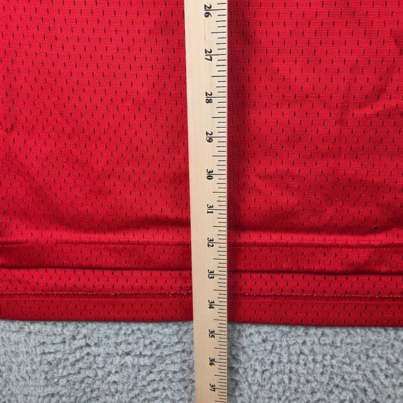 Vintage Adidas Chicago Bulls Ben Wallace #3 Jersey Men XL L + 2 Red Stitched NBA - Picture 7 of 10